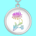 " Chrysanthemums " Sterling Silver Necklace necklaces