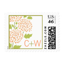 Chrysanthemums Wedding Postage