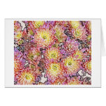 Chrysanthemums Within the Lines Card Notecard