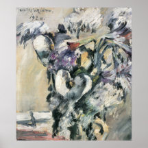 Chrysanthimums and Calla Lillies by Lovis Corinth Posters