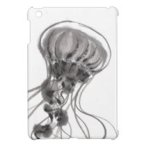 Chrysaora Jellyfish Ink Painting ipad mini cases