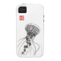 Chrysaora Jellyfish Ink Painting casemate cases