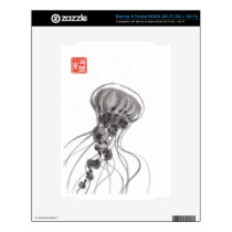 Chrysaora Jellyfish Ink Painting skins