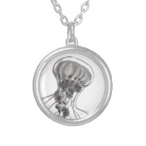 Chrysaora Jellyfish Ink Painting necklaces