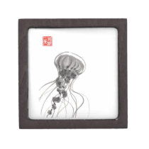 Chrysaora Jellyfish Ink Painting premium gift boxes