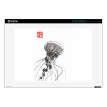 Chrysaora Jellyfish Ink Painting skins