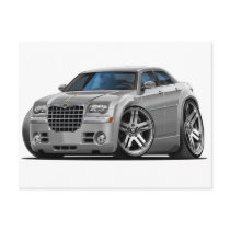 Chrysler 300 Silver Car postcards