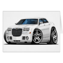 Chrysler 300 White Car Cards