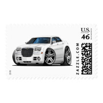Chrysler 300 White Car Stamps