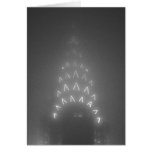 Chrysler Buiding in Fog Card