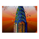 Chrysler Building #5 - Psychedelic Style Post Card