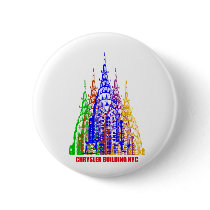 Chrysler Building Pinback Buttons