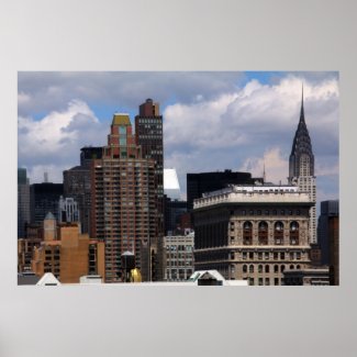 Chrysler Building, Flatiron Building, Sky House #1 by NYC is My Muse