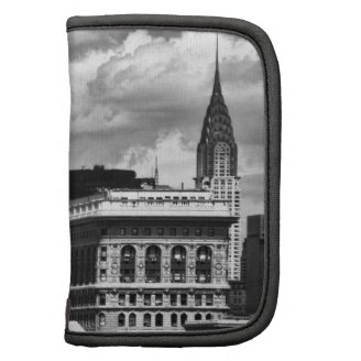 Chrysler Building, Flatiron Building, Sky House BW Folio Planners