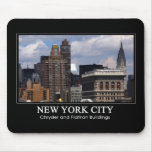 Chrysler Building, Flatiron with clouds 2C Mousepads
