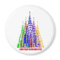 Chrysler Building Fridge Magnets