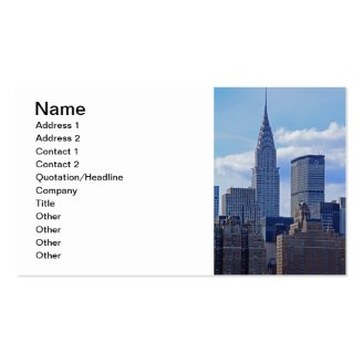 Chrysler Building, Met Life Building B1 Business Cards