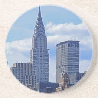 Chrysler Building, Met Life Building B1 Beverage Coasters