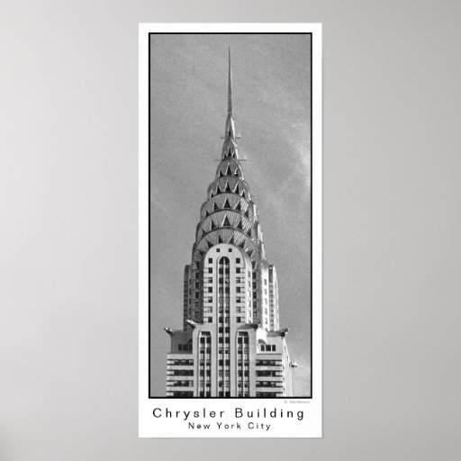 Chrysler building poster #3