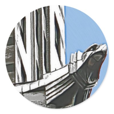 Chrysler Building, New York Sticker by davidt66