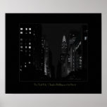 Chrysler Building on 42nd Street Artwork Poster posters