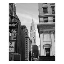 Chrysler Building PHOTO PRINT B&W