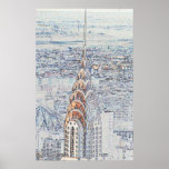 Chrysler Building Poster posters