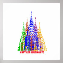 Chrysler building poster