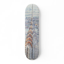Chrysler Building Skateboard by miketv Chrysler Building Skateboard