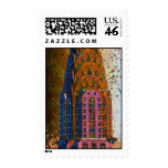 Chrysler Building Top Closeup #1 Postage Stamps