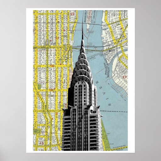 Chrysler building posters #2