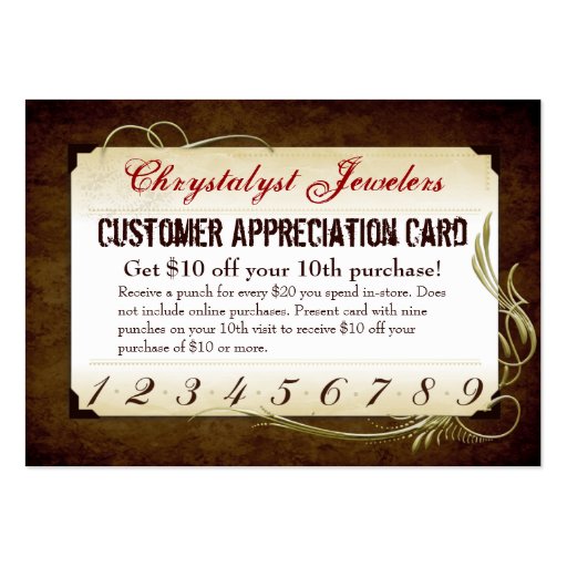 Chrystalyst Incentive Business Cards