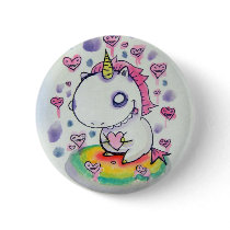 Chubbles the Unicorn Buttons