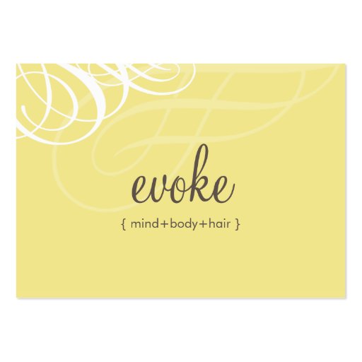 CHUBBY BUSINESS CARD :: designer vogue L3 (front side)