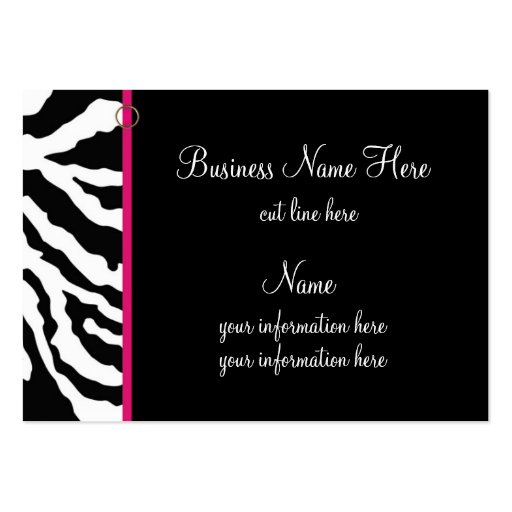 Chubby Business Card Template **Bold (front side)