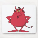 Chubby Demon mousepads by alternateworlds Chubby Demon mousepads