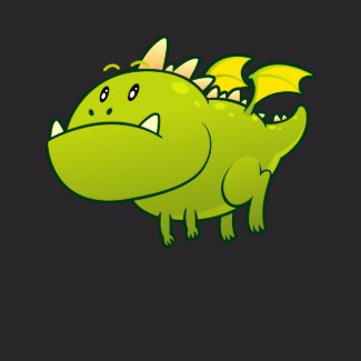 Chubby Dragon T-shirt (dark) shirt