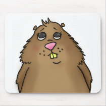 Chubby Hamster Mousepad by ticklemonkey Chubby Hamster Mousepad