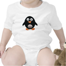 Chubby Little Penguin Baby Tee