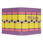 chubby pencils back to school personalize 3 ring binder