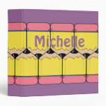 chubby pencils back to school personalize binders