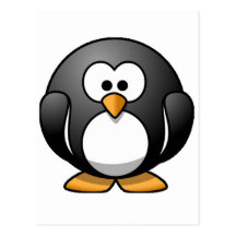 Chubby Penguin Postcards