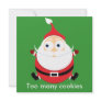 Chubby Santa Christmas Card Xmas Card Custom Invites