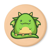 Chubs Dragon Magnet by Narugi Chubs Dragon Magnet