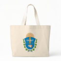 Chubut Coat of Arms Tote Bag by FlagTshirts Chubut Coat of Arms Tote Bag