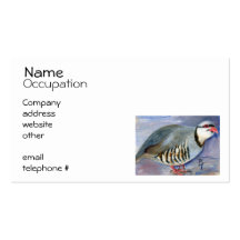 Chuck the Chukar Business Cards