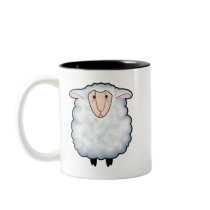 Chuck the Sheep mugs