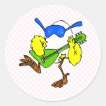 Chuckie Chicken Round Stickers
