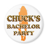 Chuck's Bachelor Party Magnets