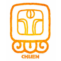 CHUEN Mayan Calendar Sign Black V-Neck t-shirts by WorldTreeMarket CHUEN Mayan Calendar Sign Black V-Neck t-shirts